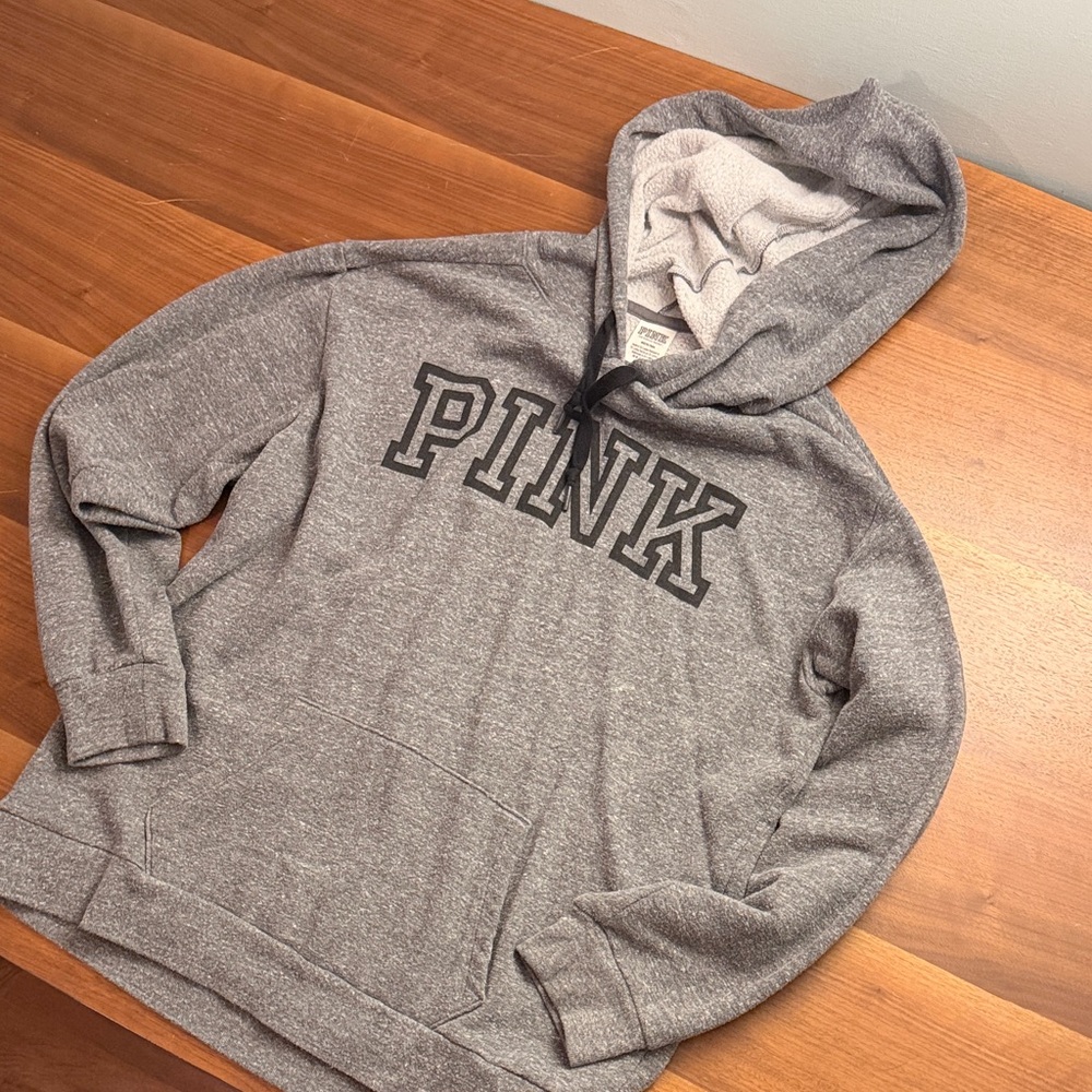 PINK Victoria's Secret Heather Gray Hoodie